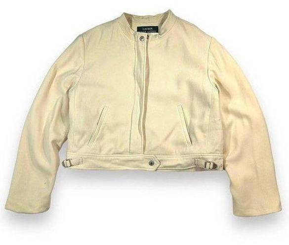 Ralph Lauren Vintage Lauren  Wool‎ Bomber Jacket Womens PM