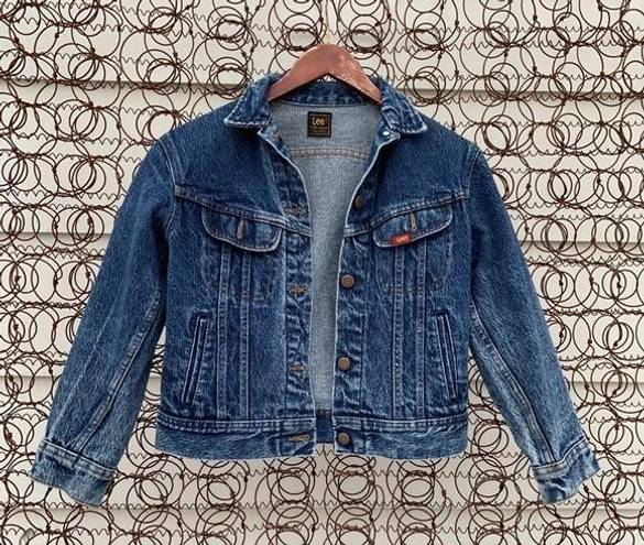 Lee Vintage  denim jean trucker jacket Black Label