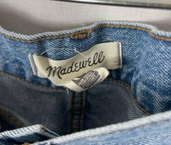 Madewell  The Perfect Vintage Straight Distressed Rigid High Rise Jean