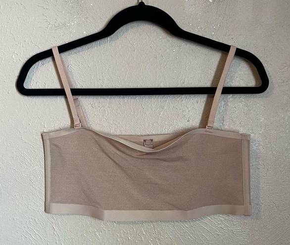 SKIMS NEW  Sheer Sculpt Bandeau Bra in Clay XL