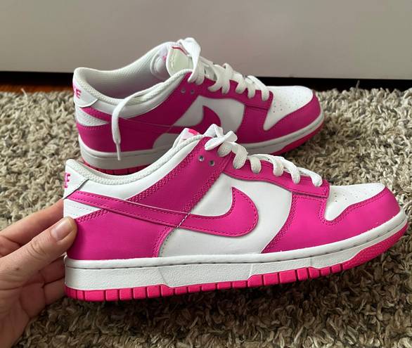 Nike Dunk Low Active Fushia Size 6y 7.5w