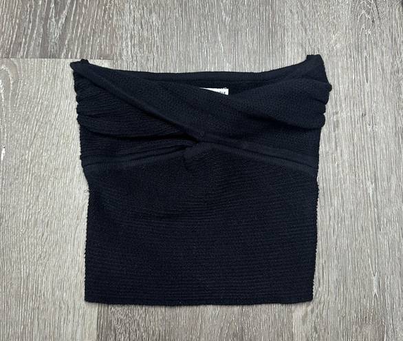 American Eagle Outfitters Cropped Sweater Knit Twist Tube Top