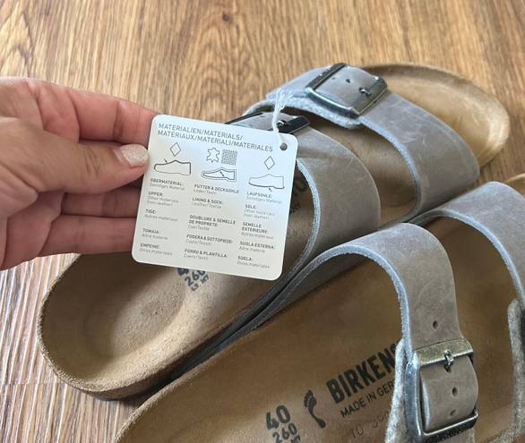 Birkenstock Arizona Gray Sandals Shoes New