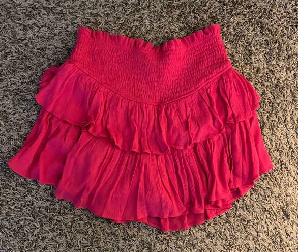 Mustard Seed Ruffle Skort Pink Size M