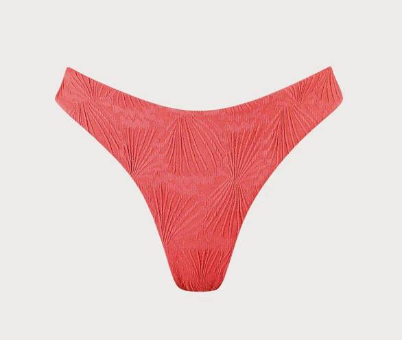Berlook Red Jacquard Bikini Bottom