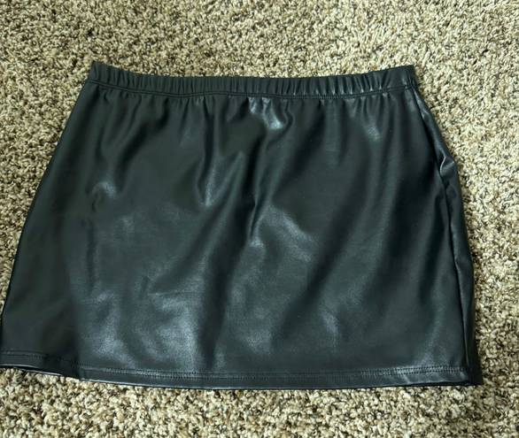 Pretty Little Thing Leather Skirt