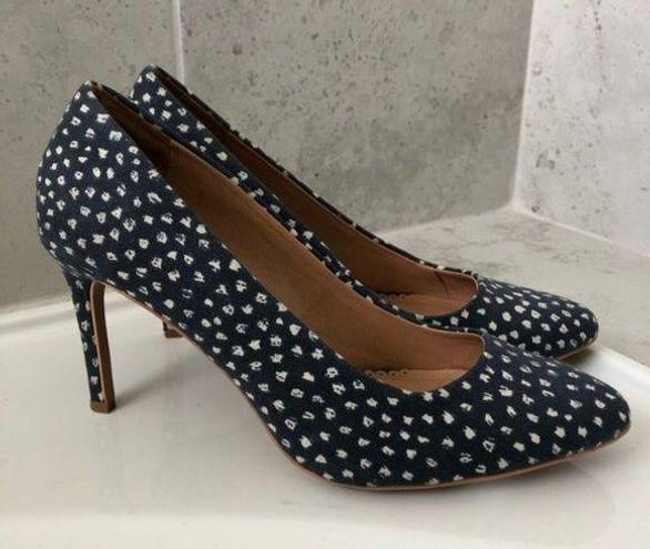 Loft Women's Denim Speckled Pumps Size 9