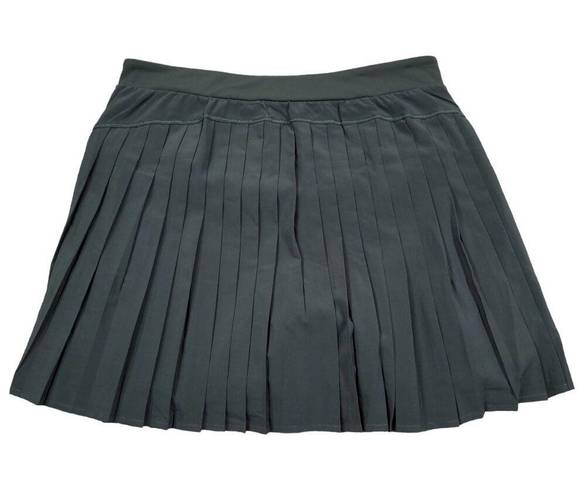 Spanx  Get Moving Pleated Green Skort Skirt Women's Size Large Booty Boost