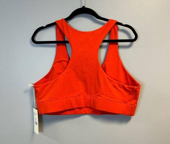 Mate the Label  Sports Bra Cherry Red Organic Stretch Sports Bra Sz 2X NWT