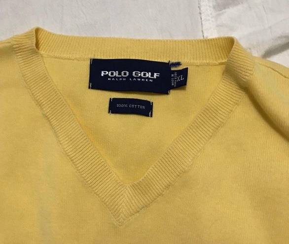 Polo Ralph Lauren Yellow SweaterVest