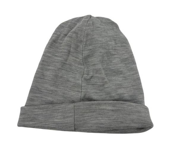 Ash Minus 33 Hat Unisex OS Ridge Cuff Beanie  Gray 100% Merino Wool Midweight