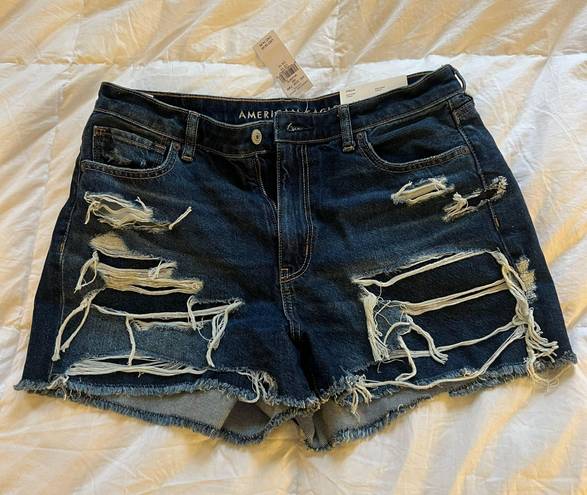 American Eagle Mom Shorts With Rips