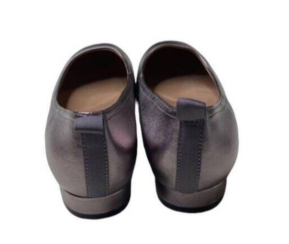 Life Stride  Cameo Gunmetal Metallic Gray  Casual Slip On Ballet Flats Size 8 M