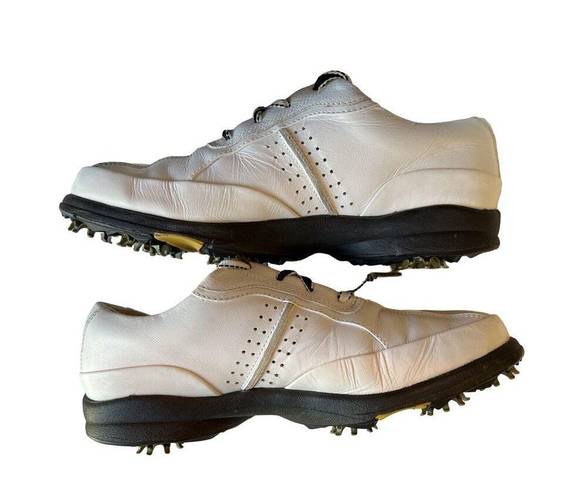 FootJoy  Golf Shoes Womens 8 White Lace Up Rubber Spike Comfort