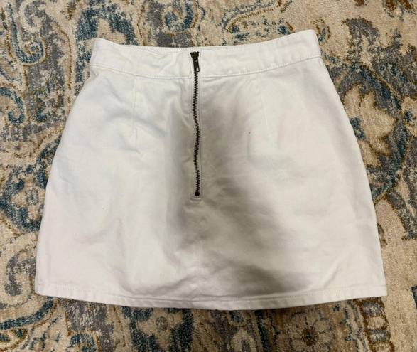 Princess Polly White Mini Skirt