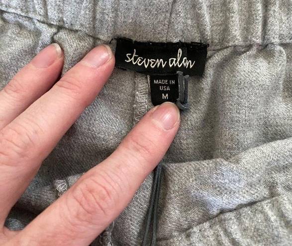 Steven Alan  Boyfriend PJ Top & Pants Set in Gray Melange