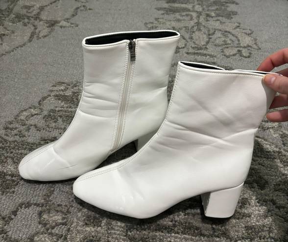 White Bootie Size 8.5