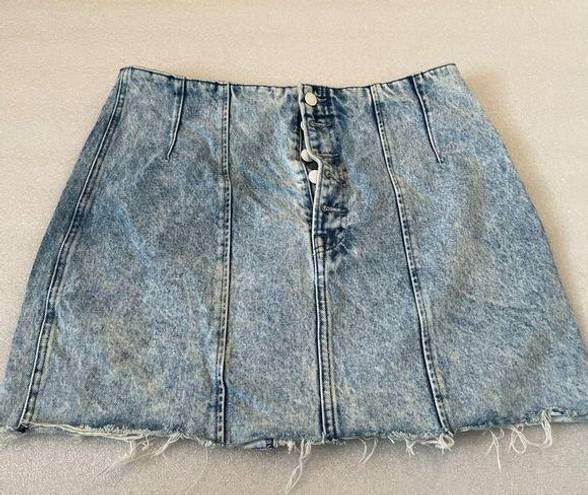 GRLFRND  Twiggy Denim Mini Skirt