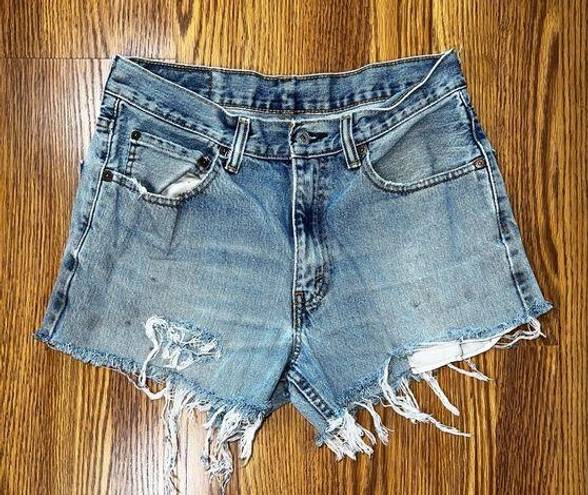 Levi’s Funky Vintage  550 Cutoff Jean Shorts!