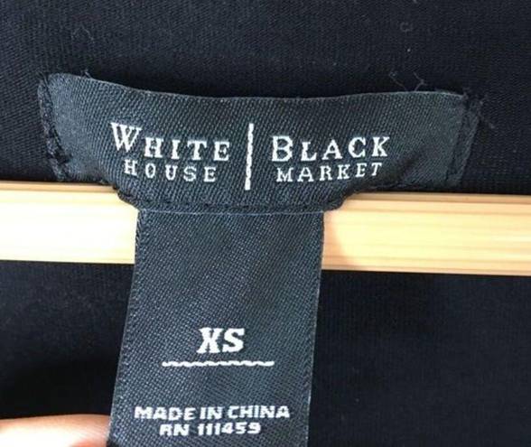 White House | Black Market  mini dress lined Faux‎ Wrap Knit Womens Size XS