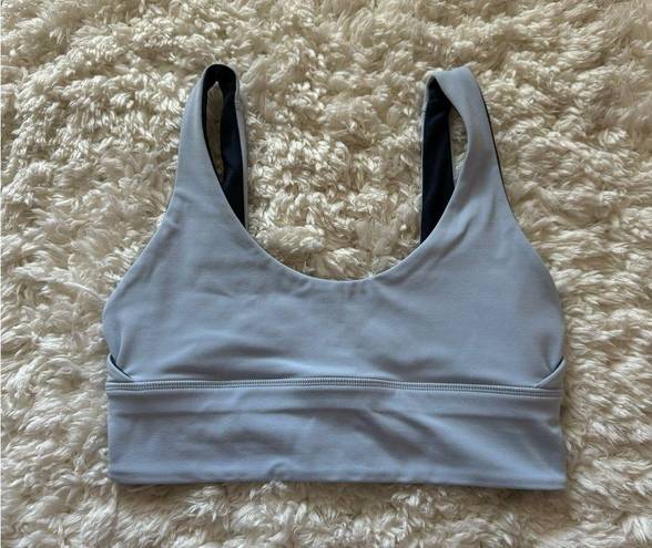 Lululemon True Navy/ Blue Linen Align Reversible Bra *Light Support, A/B Cup 