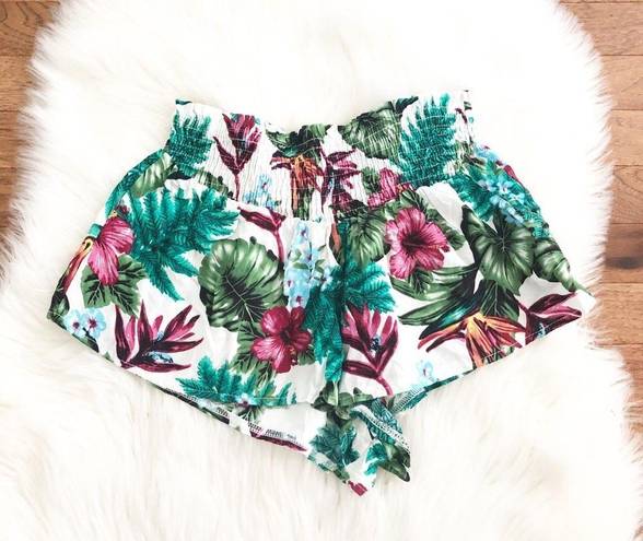 SEEK the Label  Tropical Stretch Shorts