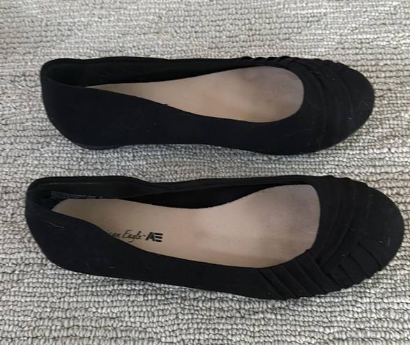 American Eagle slip in black flats