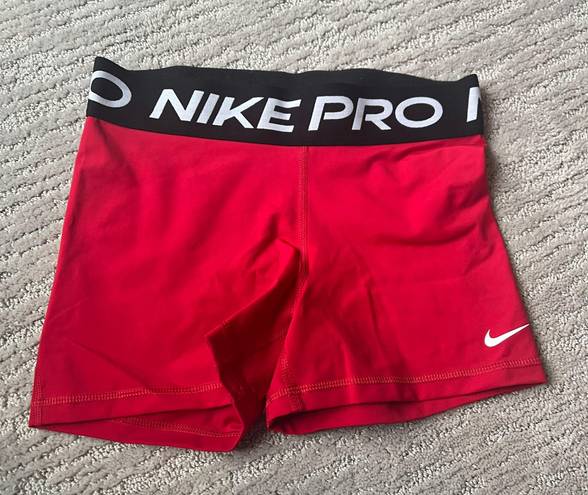 Nike Red Pro Shorts