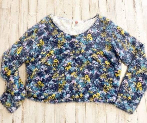 Pilcro Sweater Medium Floral Anthropologie