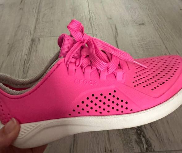 Crocs LiteRide Pink Pacer Sneakers