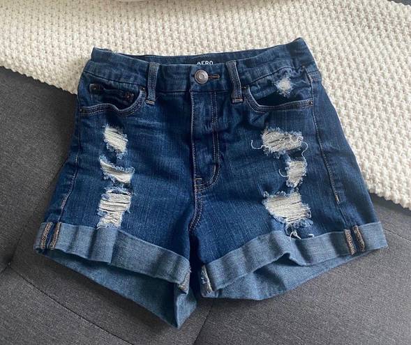 Aeropostale Curvy High Waisted Shorts Size 2