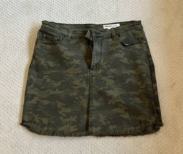 Wishlist Camo Mini Skirt