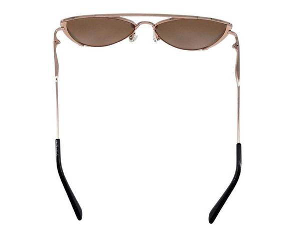 Oscar de la Renta  Gold Cat Eye Aviator Sunglasses Jordana