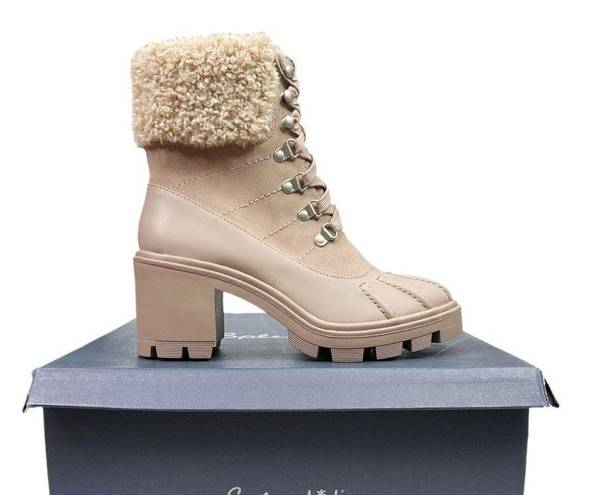 Splendid  Mikayla Faux Fur-Lined & Trim Combat Boots