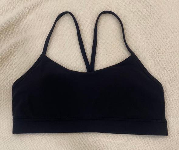 Lululemon Flow Y Black Sports Bra