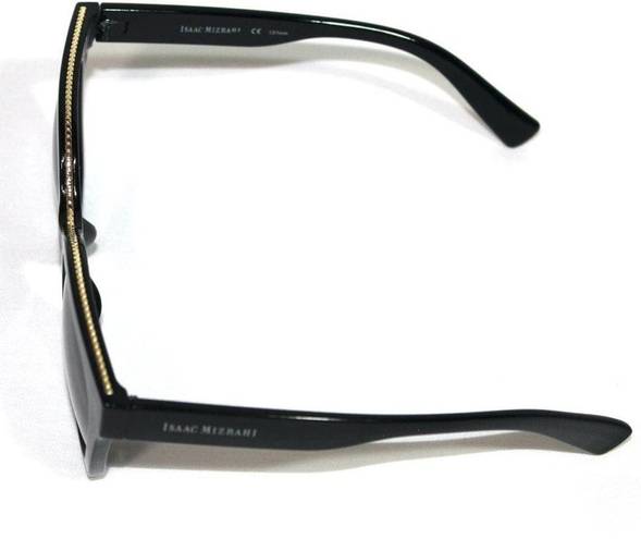 Isaac Mizrahi  Sunglasses Square Frame w Gold Chain