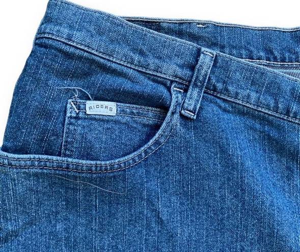 Riders By Lee Vintage  Jeans High Waisted Mom Style Medium Wash Denim Plus Size