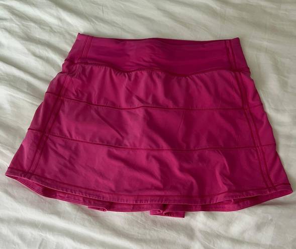 Lululemon Sonic Pink Pace Rival Skirt