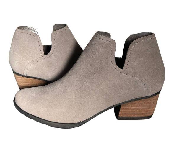 Blondo Waterproof Tan Suede Ankle Booties