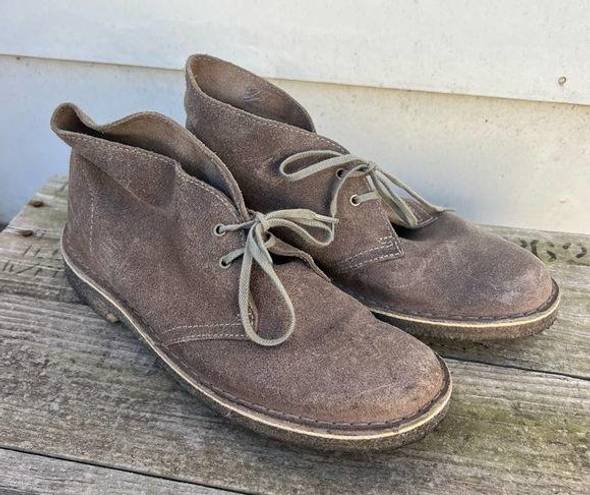 Clarks  Original Desert Boot Taupe Brown Suede Leather