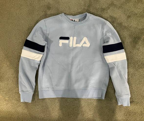 FILA Light Blue  Crewneck Sweatshirt