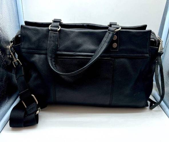 Aimee Kestenberg  black genuine leather shoulder or crossbody bag