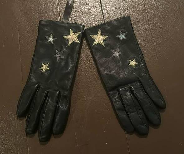 AQUA  Leather Gloves