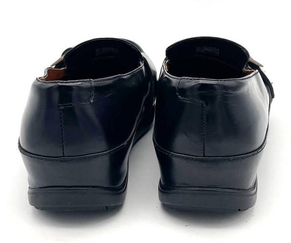 FitFlop  Beau Black Leather Buckle Loafers Comfy Orthopedic Shoes Women’s Size 6