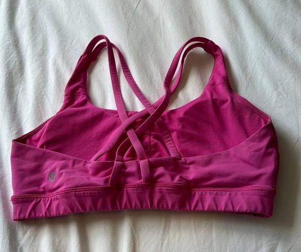 Lululemon Sonic Pink Sports Bra