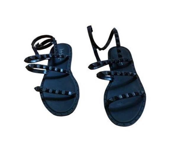 Nicole Miller Women's  Sandals, Black, Size 6