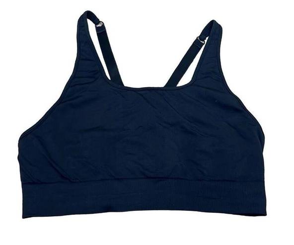 Fabletics  Womens XLarge Black Adjustable Straps Sports Bra