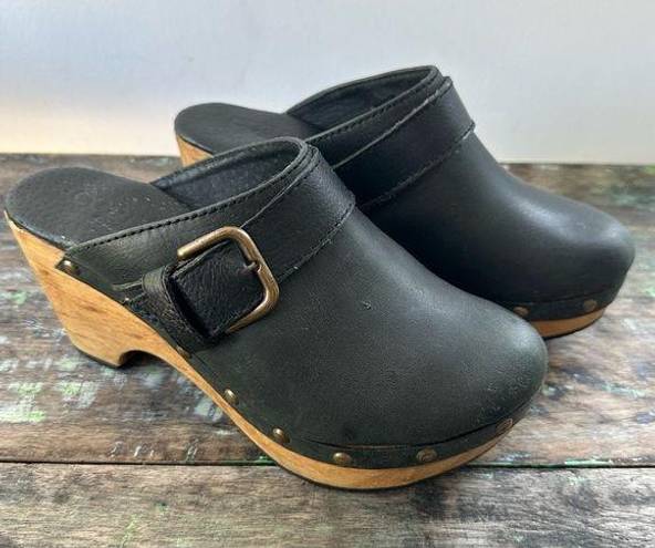 Buckle Black Cordani Zader Mule Clogs  Leather Size 36