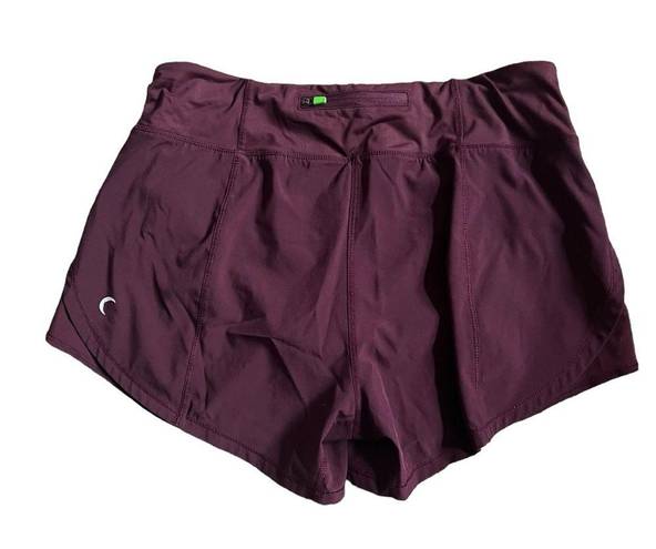 Zyia  Shorts Running Athletic Built In Brief small burgundy
