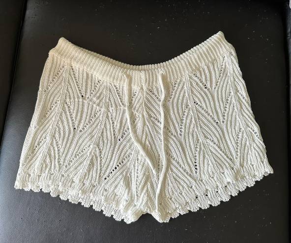 crochet cover up shorts Size M